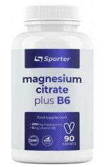 Акція на Sporter Magnesium + B6, Магний + B6 90 таблеток від Stylus