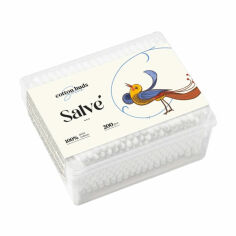 Акція на Ватяні палички Salve, 200 шт (прямокутна упаковка) від Eva