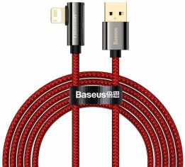 Акция на Baseus Usb Cable to Lightning Legend Elbow 2.4A 2m Red (CACS000109) от Stylus
