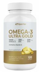 Акция на Sporter Omega-3 Ultra Gold Омега 3 120 мягких капсул от Stylus