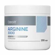 Акція на Дієтична добавка амінокислота в капсулах OstroVit Arginine 3000 L-Аргінін 3000 мг, 150 шт від Eva