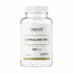 Акция на Дієтична добавка амінокислота в капсулах OstroVit Citrulline 4400 Цитрулін 4400 мг, 120 шт от Eva