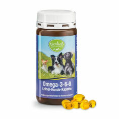 Акція на Вітаміни для собак Tierlieb Omega 3-6-9 Омега 3-6-9, 180 шт від Eva