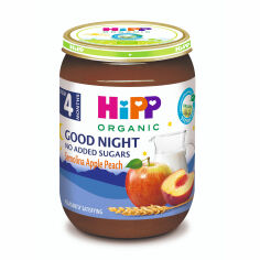Акція на Дитяча молочна каша HiPP На добраніч, з фруктами, від 4 місяців, 190 г від Eva