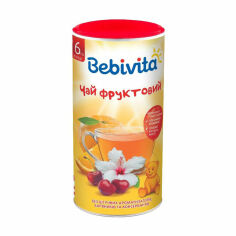 Акція на Дитячий чай Bebivita Фруктовий, від 6 місяців, 200 г від Eva