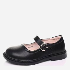 Акция на Підліткові туфлі для дівчинки Clibee MC542-Black 36 Чорні от Rozetka