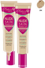Акция на Тональный крем Ninelle 30 мл 204-Nude Skin Make-up (8435328109012) от Rozetka UA