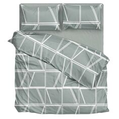 Акция на Комплект постельного белья Selenza SoundSleep серый Полуторный комплект от Podushka