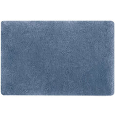 Акция на Коврик для ванной Spirella Fino polyester синий 50х80 см от Podushka