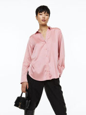 Акция на Сорочка оверсайз жіноча H&M XAZ448606OGMQ S Блідо-рожева от Rozetka