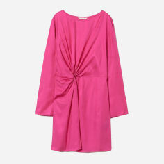 Акция на Плаття міді осіннє жіноче H&M XAZ309548ALBH 34 Рожеве от Rozetka