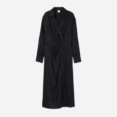 Акция на Плаття міді осіннє жіноче H&M XAZ309636WUZY XL Чорне от Rozetka