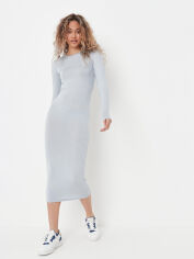 Акція на Плаття-футболка міді жіноче Missguided GD-00065807 36 Блакитне від Rozetka