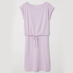 Акція на Сукня-футболка коротка літня жіноча H&M Mama XAZ104697XSJE XL Бузкова від Rozetka