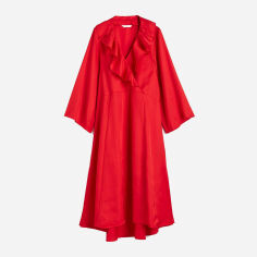 Акція на Плаття міді осіннє жіноче H&M XAZ352495TQRQ M Червоне від Rozetka