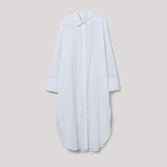 Акция на Плаття-сорочка коротке літнє жіноче H&M XAZ326639XBYQ S Біле от Rozetka
