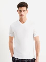 Акция на Набір футболок бавовняних довгих чоловічих C&A GD-00070023 XL 2 шт Білий от Rozetka