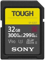 Акція на Sony 32GB Sdhc C10 UHS-II U3 V90 (SF32TG) від Y.UA