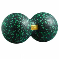 Акция на Мяч массажный 4FIZJO Epp DuoBall 12 двойной черно-зеленый (4FJ1325) от Stylus