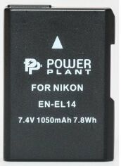 Акція на Aккумулятор PowerPlant Nikon EN-EL14 Chip (D3100, D3200, D5100) від Stylus