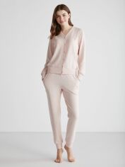 Акція на Піжама (кардиган + штани) жіноча U.S. Polo Assn 16956 XL Світло-рожева від Rozetka