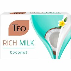 Акція на Мыло туалетное Тео Rich Milk Coconut 90г від MOYO