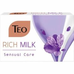 Акція на Мыло туалетное Тео Rich Milk Sensual Care 90г від MOYO