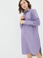 Акція на Плаття-сорочка коротке літнє жіноче Jhiva 90125877 42 Фіолетове від Rozetka