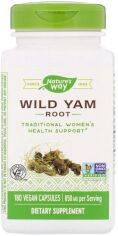 Акция на Nature's Way, Wild Yam Root, 425 mg, 180 Vcaps (NWY-15350) от Stylus