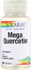 Акція на Solaray, Mega Quercetin, 60 VegCaps (SOR-44686) від Stylus