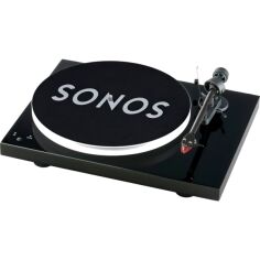 Акция на Проигрыватель виниловых дисков Pro-Ject Debut Carbon 2M-Red Black (Sonos Edition), примятая упаковка от MOYO