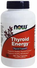 Акція на Now Foods Thyroid Energy 180 Vcaps Поддержка щитовидной железы від Stylus