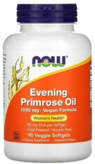Акция на Now Foods Evening Primrose Oil 1000 mg Масло примулы вечерней 90 веганских капсул от Stylus