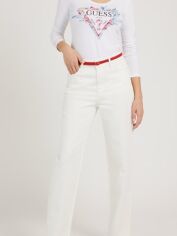Акція на Джинси Regular fit жіночі Guess W2GA73D4IF2 30-32 Білі від Rozetka