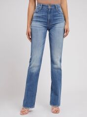 Акція на Джинси Slim fit жіночі Guess W2GA33D4MS2 27-33 Сині від Rozetka