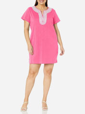 Акція на Сукня-футболка коротка літня жіноча Tommy Hilfiger 252402463 0X Рожева від Rozetka