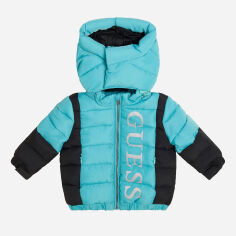Акція на Дитяча демісезонна куртка для хлопчика Guess 852549037 122 см Зелена від Rozetka
