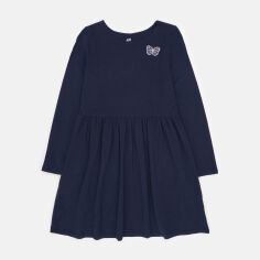 Акция на Дитяче плаття для дівчинки H&M 0716241_011 98-104 см Синє (СА2000002010364) от Rozetka