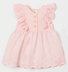 Акція на Дитяче літнє плаття для дівчинки H&M 0808918-1 86 см Рожеве від Rozetka