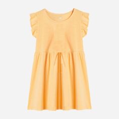 Акція на Дитяче літнє плаття для дівчинки H&M 061022631_yellow 122-128 см Жовте від Rozetka