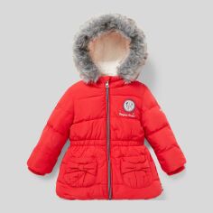 Акция на Підліткова зимова куртка для дівчинки C&A 2105054b88 68 см Червона от Rozetka