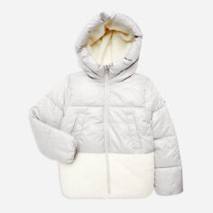 Акція на Дитяча демісезонна стьобана куртка для дівчинки Michael Kors 349069816 127-130 см Сіра від Rozetka