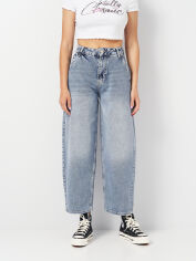 Акція на Джинси Baggy жіночі Zeo Basic 4256 36 Блакитні від Rozetka