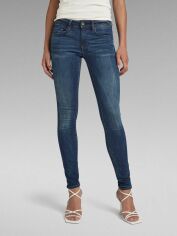 Акція на Джинси Skinny жіночі G-Star Raw D05281-6553-89 28-30 Темно-сині від Rozetka