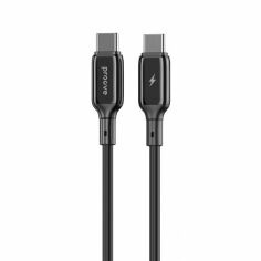 Акція на Proove Cable USB-C to USB-C Flex Metal 60w 1m Black (CCFM60002201) від Stylus