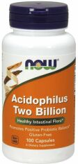 Акція на Now Foods Acidophilus 2 billion 100 caps (Пробиотики) від Stylus