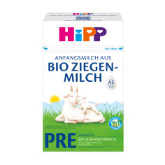Акция на Дитяча органічна суха молочна суміш HiPP Pre на козиному молоці, від народження, 400 г от Eva