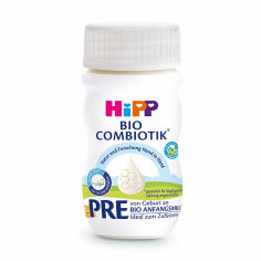 Акция на Дитяча рідка молочна суміш HiPP Bio Combiotic Pre, від народження, 90 мл от Eva