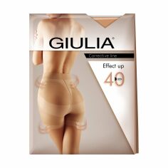 Акція на Класичні колготки жіночі Giulia Effect Up з моделювальними шортиками, 40 DEN, Daino, розмір 3 від Eva