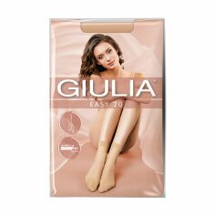 Акция на Шкарпетки жіночі Giulia Easy 20 DEN, Caramel, 2 пари от Eva